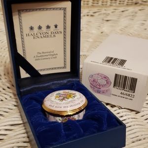 Rare Vintage Halcyon Days My Little Girl Tricket